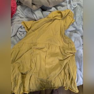 Yellow T-Shirt Dress